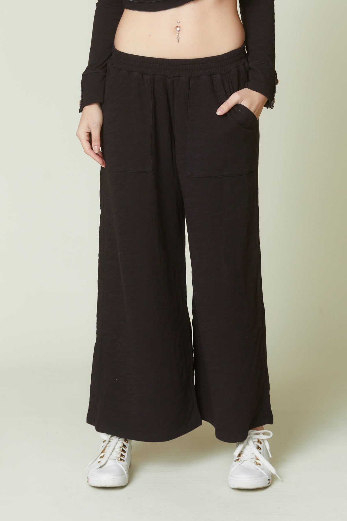Double Face Wide Leg Pant