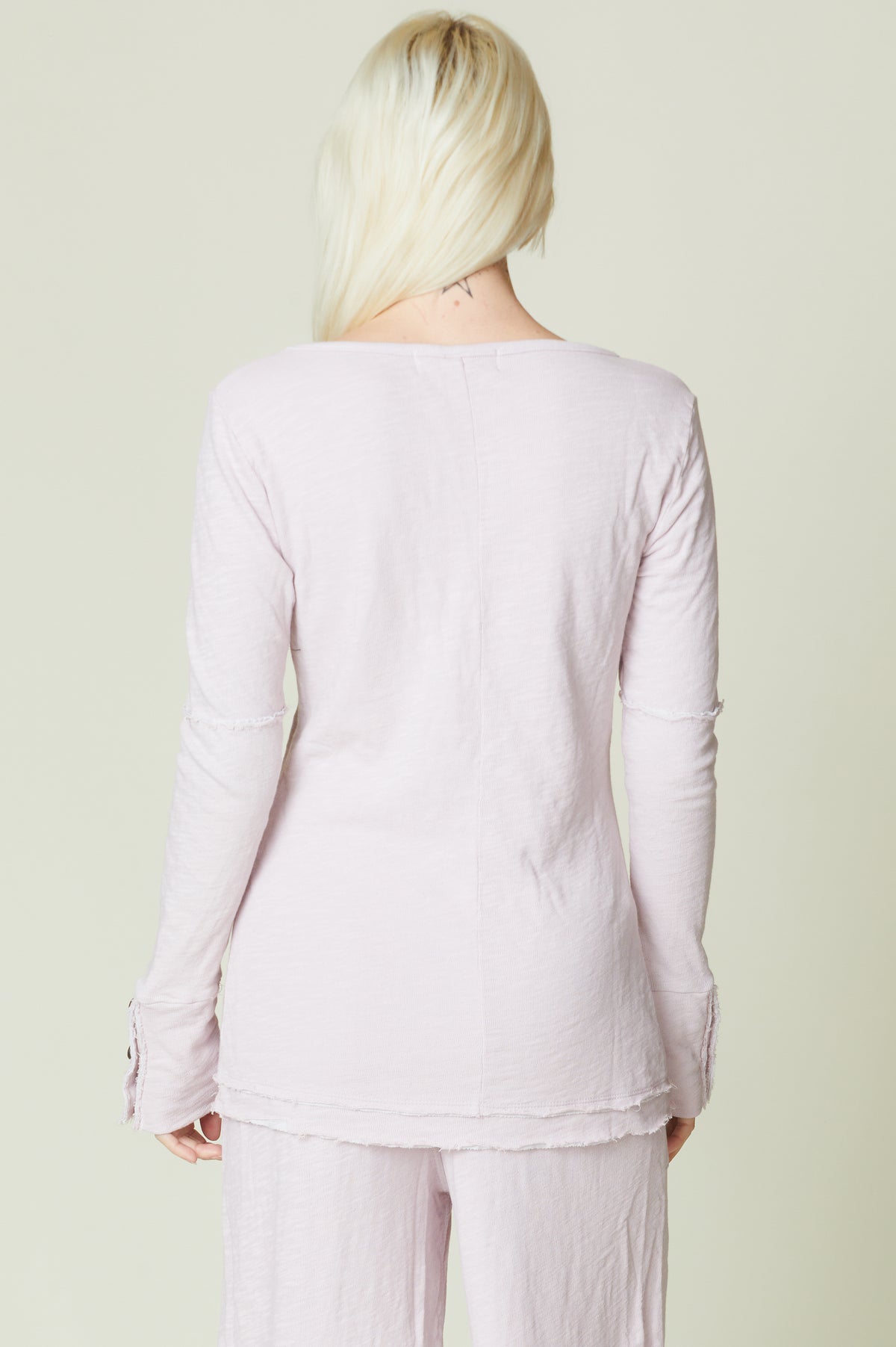 Double Face Scoop Neck