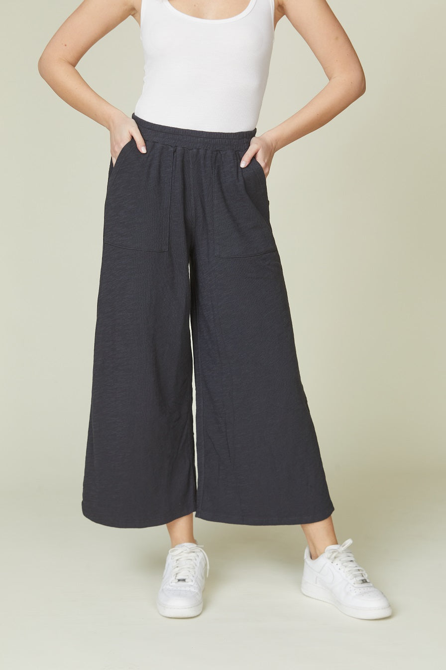 Double Face Wide Leg Pant