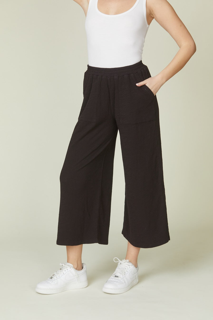 Double Face Wide Leg Pant